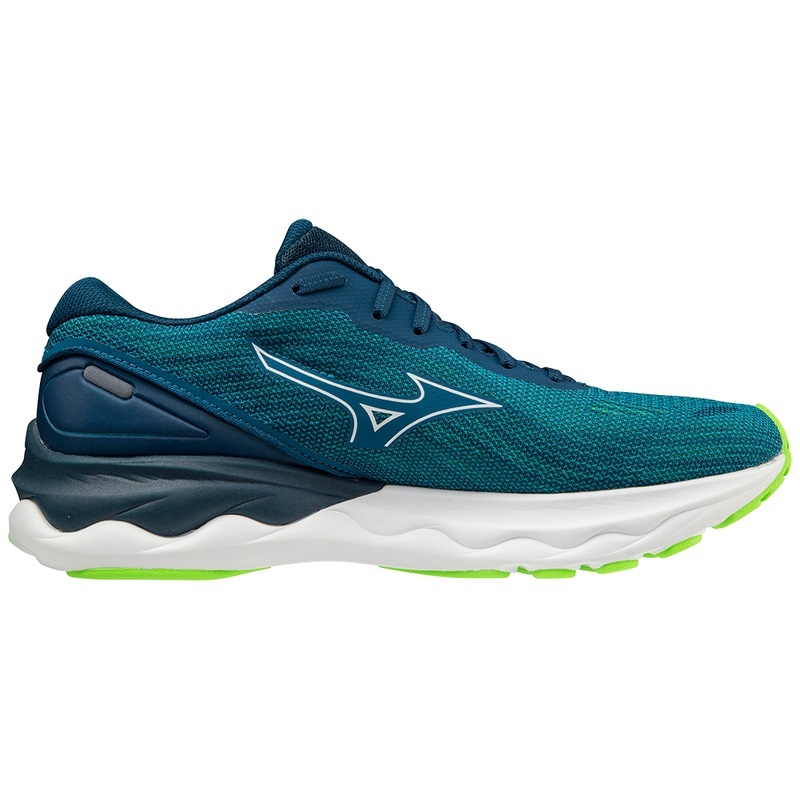 Buty do Biegania Męskie Mizuno Wave Skyrise 3 Niebieskie | Polska M2756LY