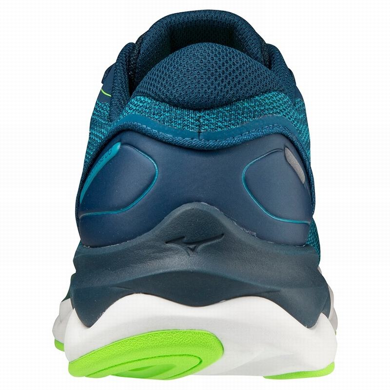 Buty do Biegania Męskie Mizuno Wave Skyrise 3 Niebieskie | Polska M2756LY