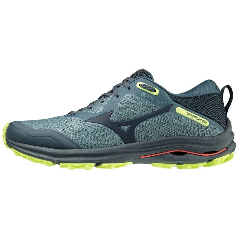 Buty do Biegania w Terenie Męskie Mizuno Wave Rider GTX Zielone | Polska M0381QL