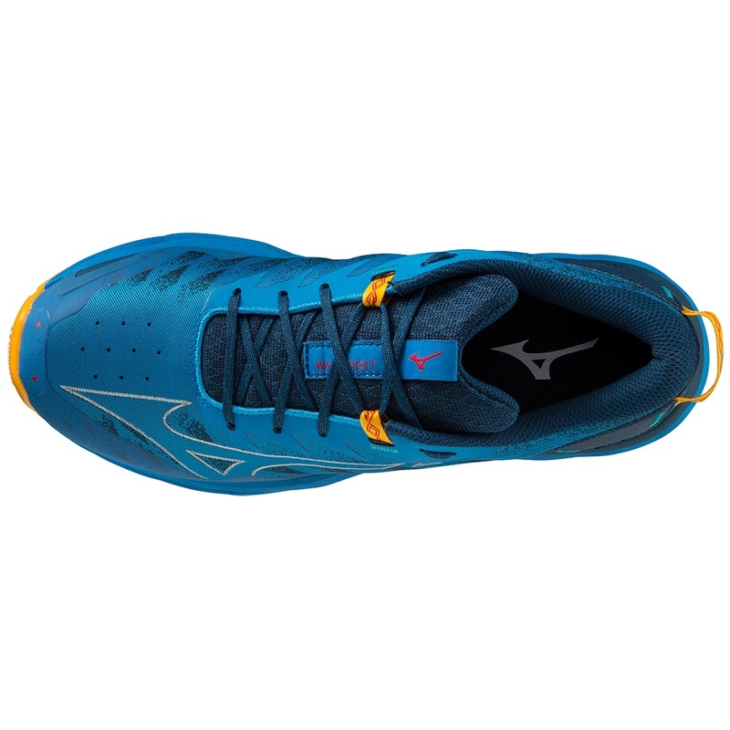 Buty do Biegania w Terenie Męskie Mizuno Wave Daichi 7 Niebieskie | Polska M2985ES