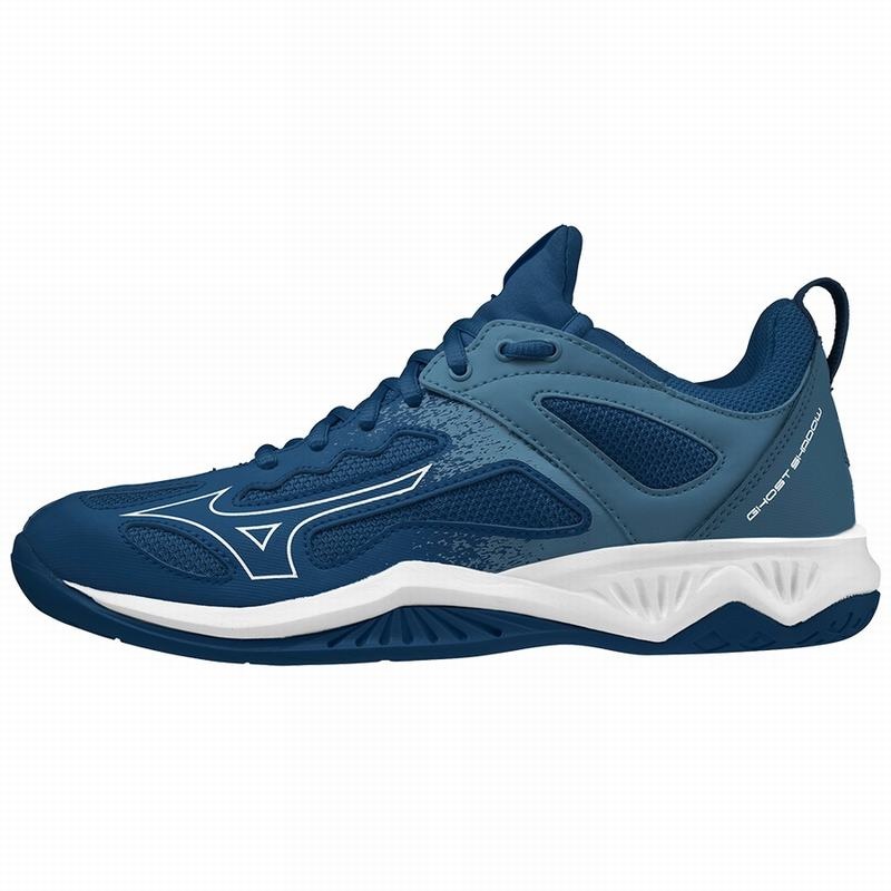 Buty do Piłki Ręcznej Damskie Mizuno Ghost Shadow Białe | Polska M2890XP