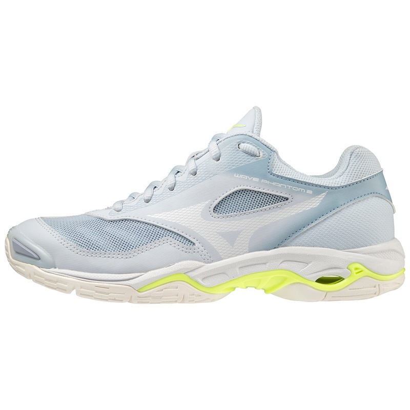 Buty do Piłki Ręcznej Damskie Mizuno Wave Phantom 2 Niebieskie | Polska M2845VQ