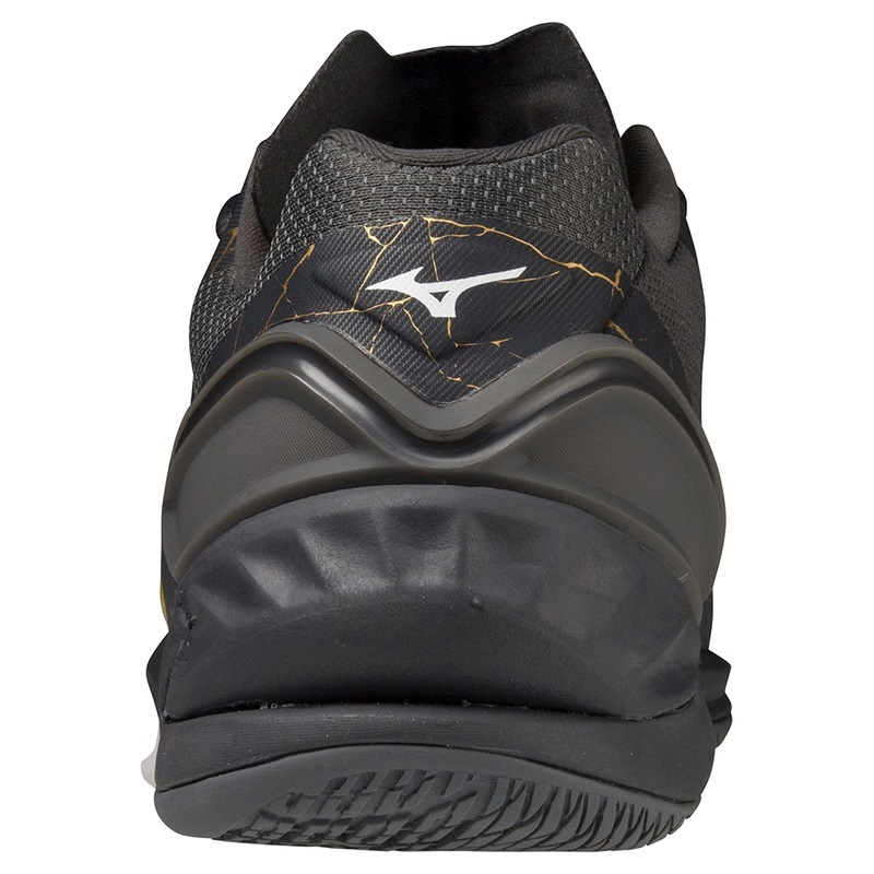 Buty do Piłki Ręcznej Damskie Mizuno Wave Stealth Neo Czarne Złote | Polska M3948NQ