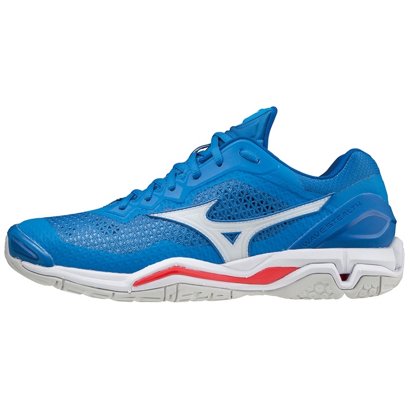 Buty do Piłki Ręcznej Damskie Mizuno Wave Stealth V Niebieskie | Polska M1042KG