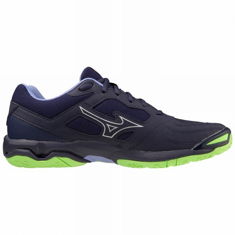 Buty do Piłki Ręcznej Damskie Mizuno Wave Phantom 3 Niebieskie | Polska M0374MN