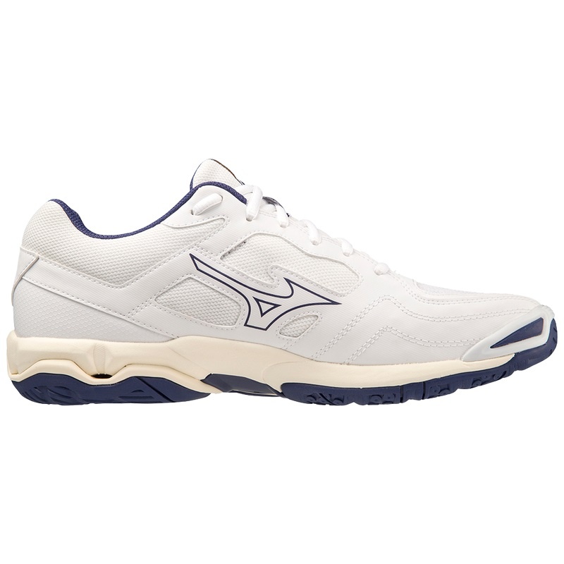 Buty do Piłki Ręcznej Damskie Mizuno Wave Phantom 3 Białe Złote | Polska M6712RD