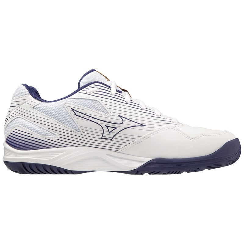 Buty do Siatkówki Damskie Mizuno Cyclone Speed 4 Białe Złote | Polska M8357DH