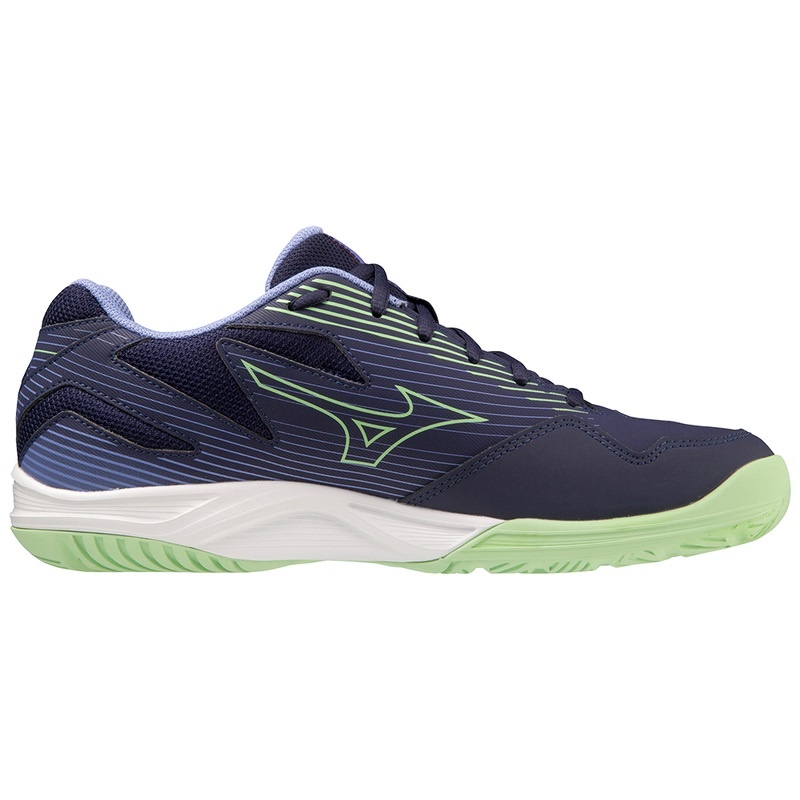 Buty do Siatkówki Damskie Mizuno Cyclone Speed 4 Niebieskie Zielone | Polska M9253PE