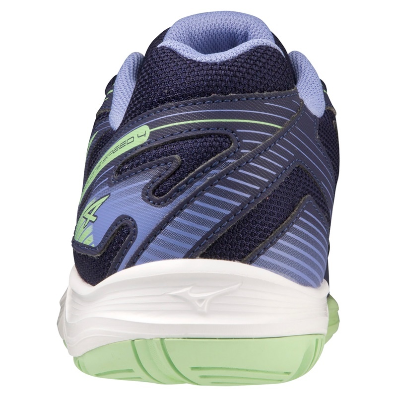 Buty do Siatkówki Damskie Mizuno Cyclone Speed 4 Niebieskie Zielone | Polska M9253PE