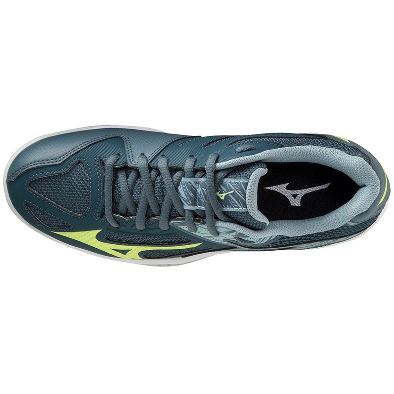 Buty do Siatkówki Damskie Mizuno Lightning Star Z6 Jr Zielone Niebieskie | Polska M4536LI