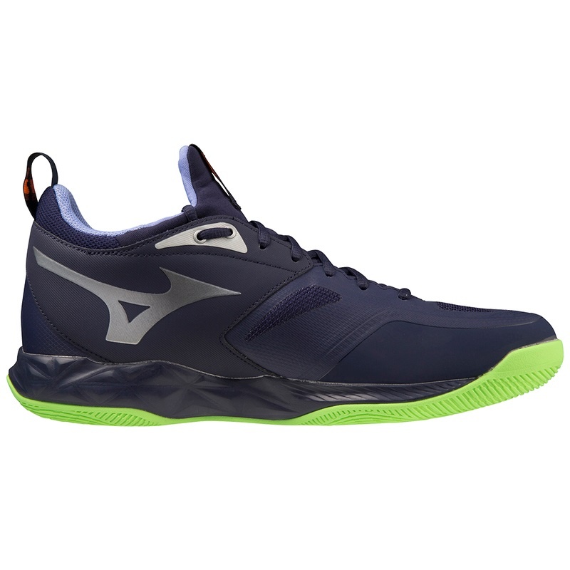 Buty do Siatkówki Damskie Mizuno Wave Dimension Niebieskie Zielone | Polska M0165UC