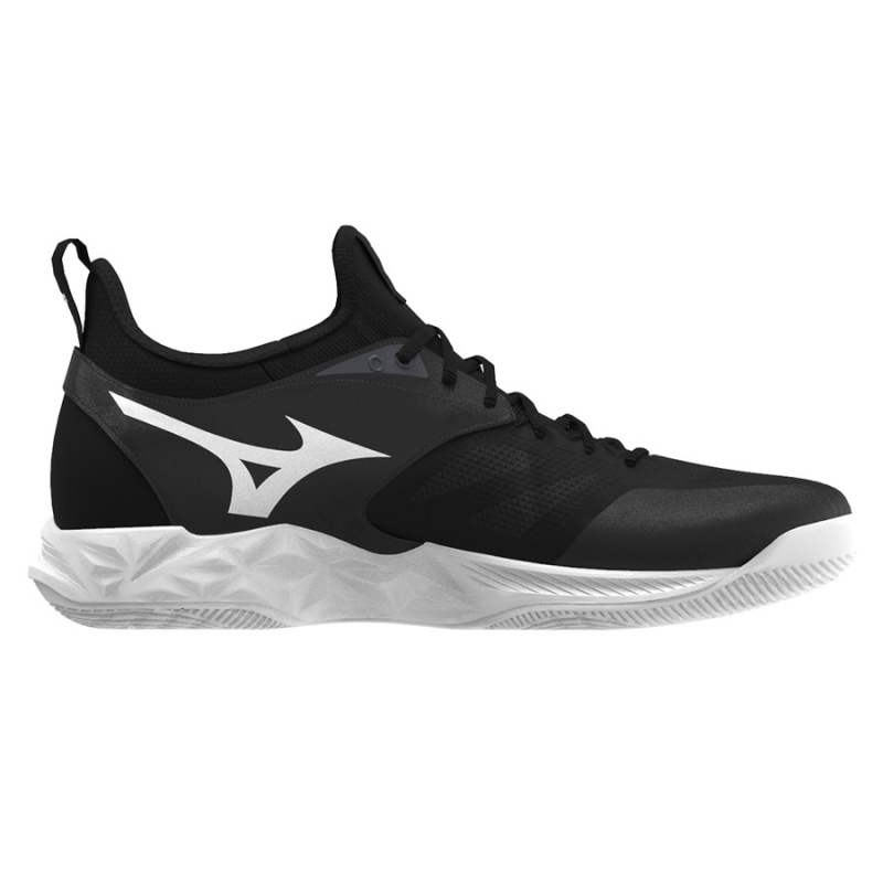 Buty do Siatkówki Damskie Mizuno Wave Dimension Czarne Białe | Polska M1764GZ