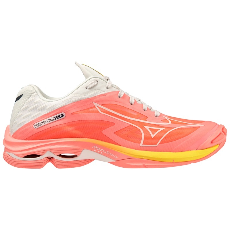 Buty do Siatkówki Damskie Mizuno Wave Lightning Z7 Koralowe | Polska M5187FH