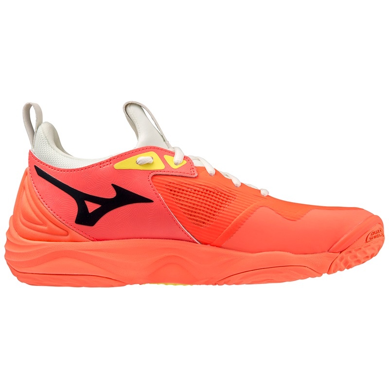 Buty do Siatkówki Damskie Mizuno Wave Momentum 3 Pomarańczowe | Polska M2375KR