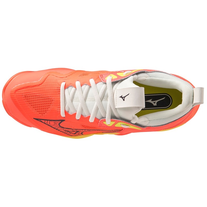 Buty do Siatkówki Damskie Mizuno Wave Momentum 3 Pomarańczowe | Polska M2375KR