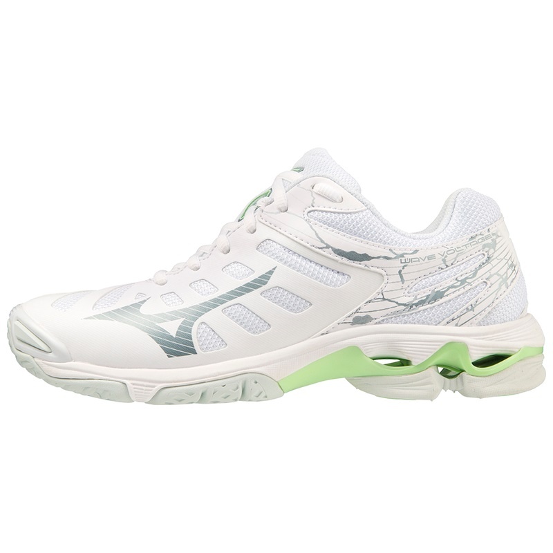 Buty do Siatkówki Damskie Mizuno Wave Voltage Białe | Polska M3672PM