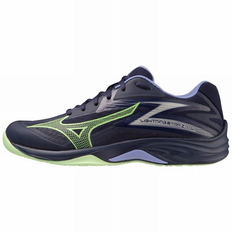 Buty do Siatkówki Męskie Mizuno Lightning Star Z7 Jr Niebieskie | Polska M8941ND