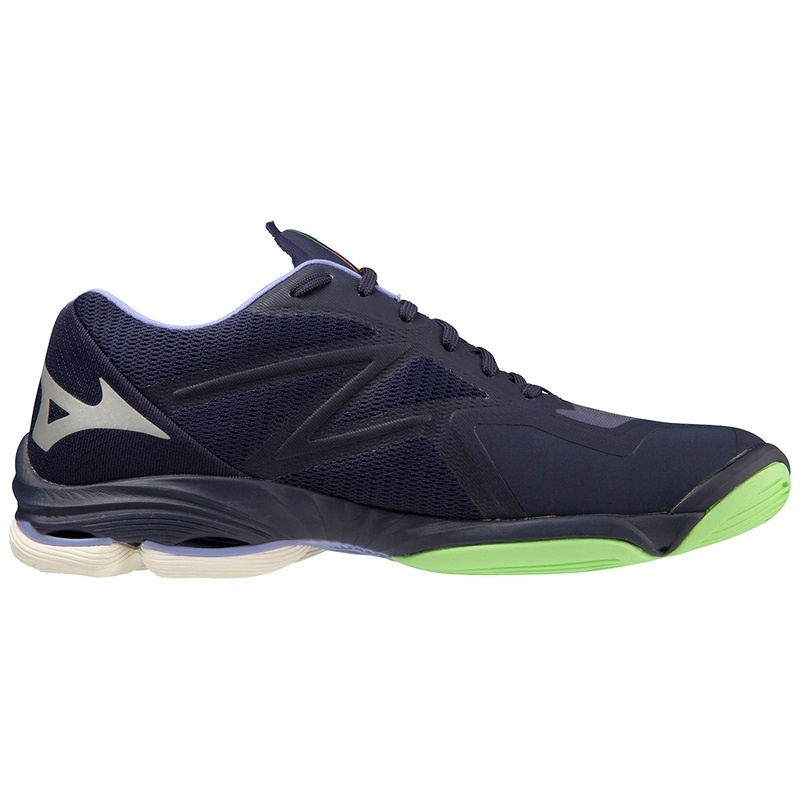 Buty do Siatkówki Męskie Mizuno Wave Lightning Z7 Niebieskie Zielone | Polska M8625HI