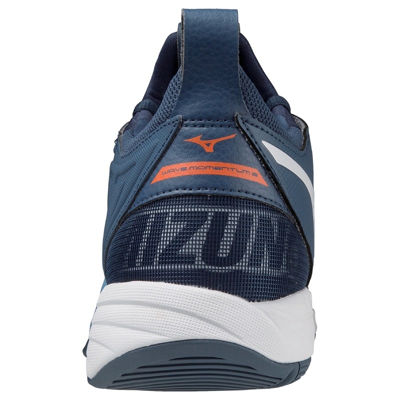 Buty do Siatkówki Męskie Mizuno Wave Momentum 2 Niebieskie | Polska M9870KS