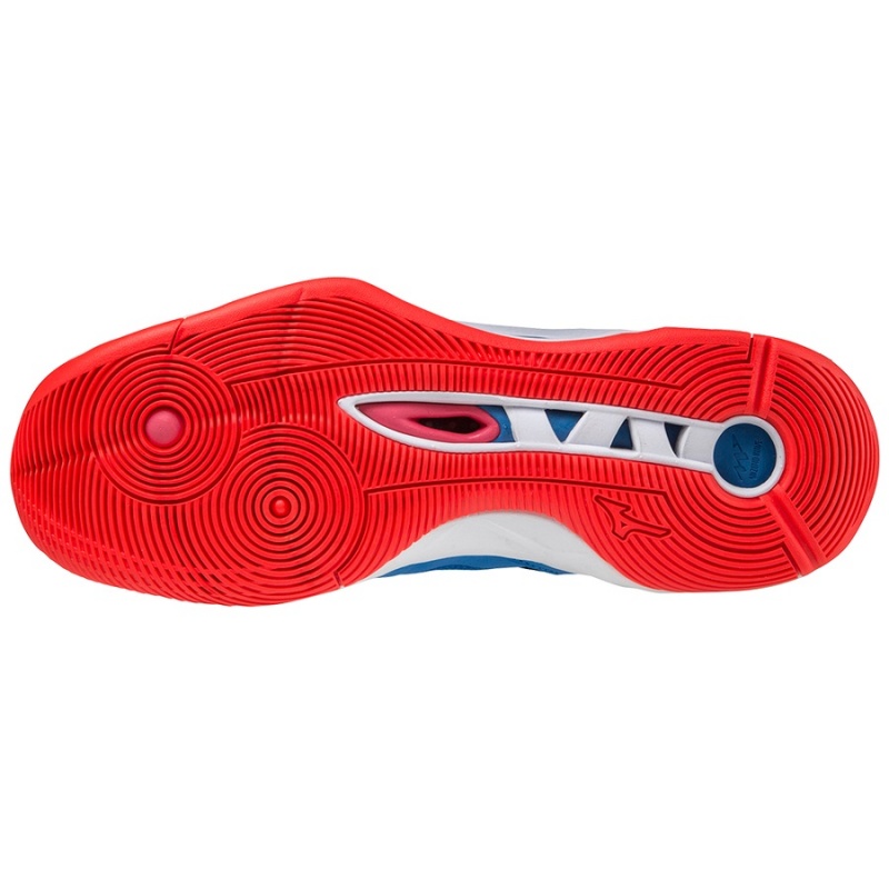 Buty do Siatkówki Męskie Mizuno Wave Momentum 2 Niebieskie | Polska M0847TR