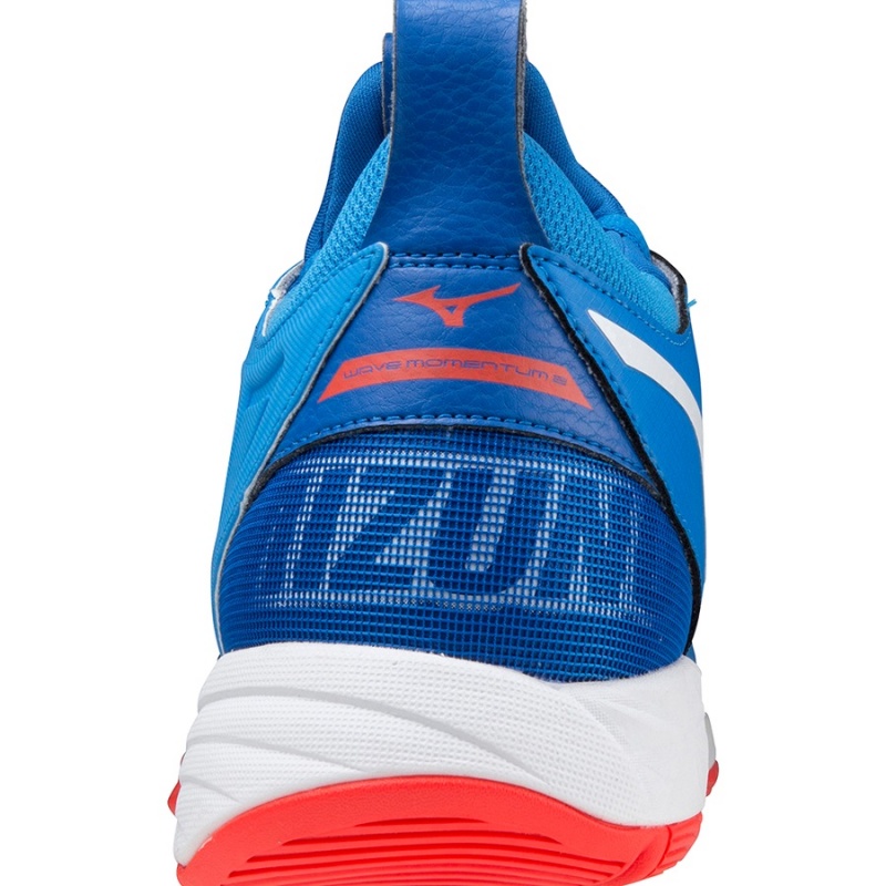 Buty do Siatkówki Męskie Mizuno Wave Momentum 2 Niebieskie | Polska M0847TR