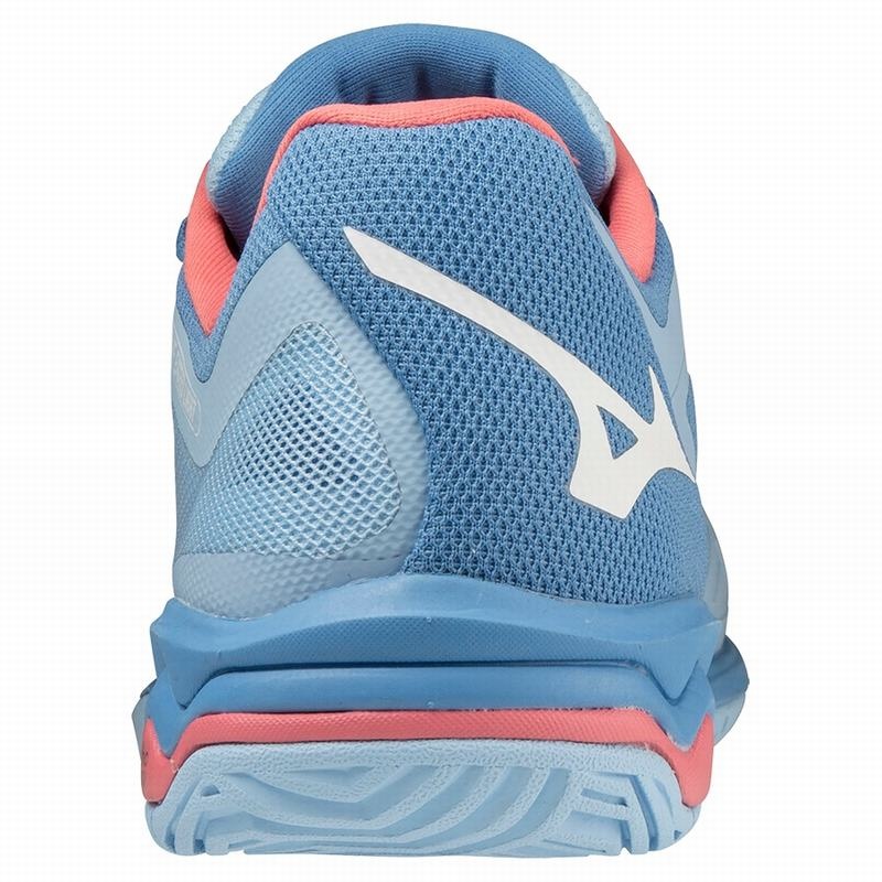 Buty do Tenisa Damskie Mizuno Wave Exceed Light AC Białe Różowe | Polska M0812FJ