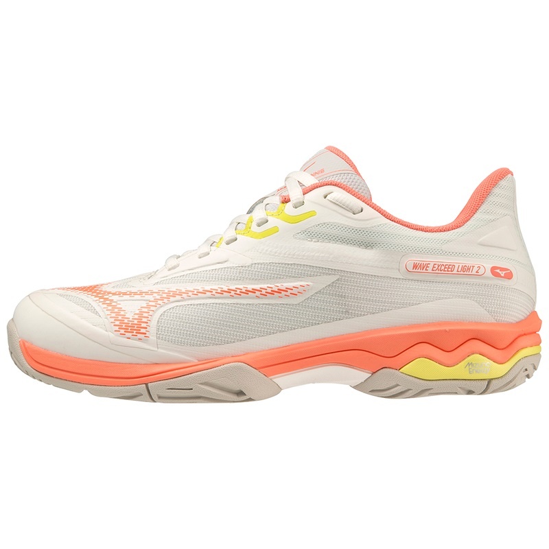 Buty do Tenisa Damskie Mizuno Wave Exceed Light 2 Koralowe | Polska M1502TW