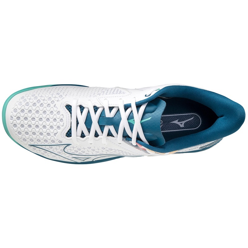 Buty do Tenisa Męskie Mizuno Wave Exceed Tour 5 AC Turkusowe | Polska M2143RM