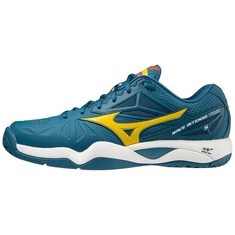 Buty do Tenisa Męskie Mizuno Wave Intense Tour 5 AC Niebieskie | Polska M9025BS