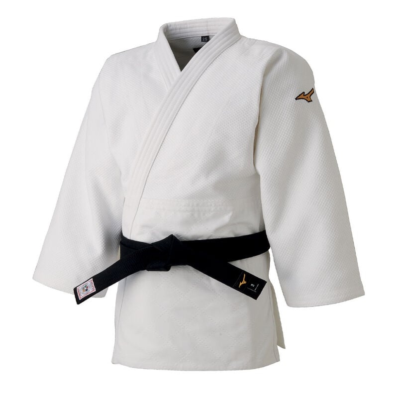 Judogis Damskie Mizuno Yusho Best IJF Slim-fit Jacket Białe | Polska M7810RP