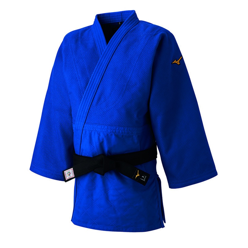 Judogis Damskie Mizuno Yusho Best IJF Slim-fit Jacket Niebieskie | Polska M6253GB