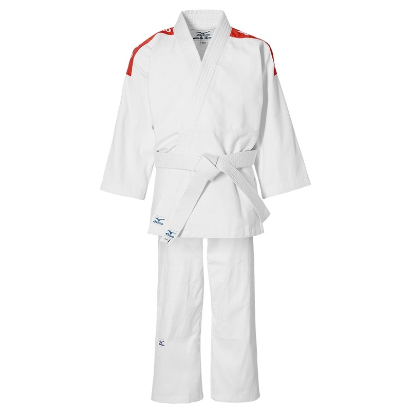 Judogis Męskie Mizuno Kodomo Plus Belt Set Czerwone | Polska M9142HX