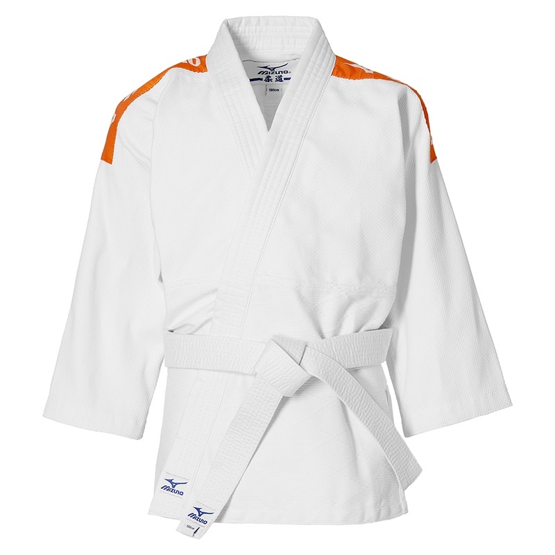 Judogis Męskie Mizuno Kodomo Plus Belt Set Pomarańczowe | Polska M5764TL