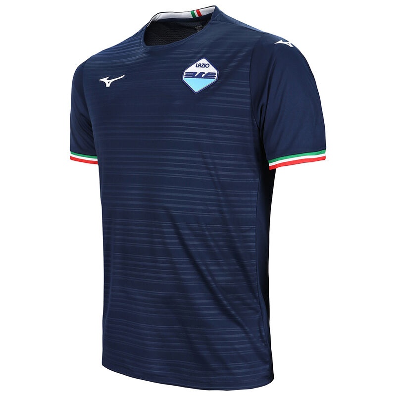 Koszulka Męskie Mizuno Away SS Jersey Lazio M Granatowe | Polska M1236EY