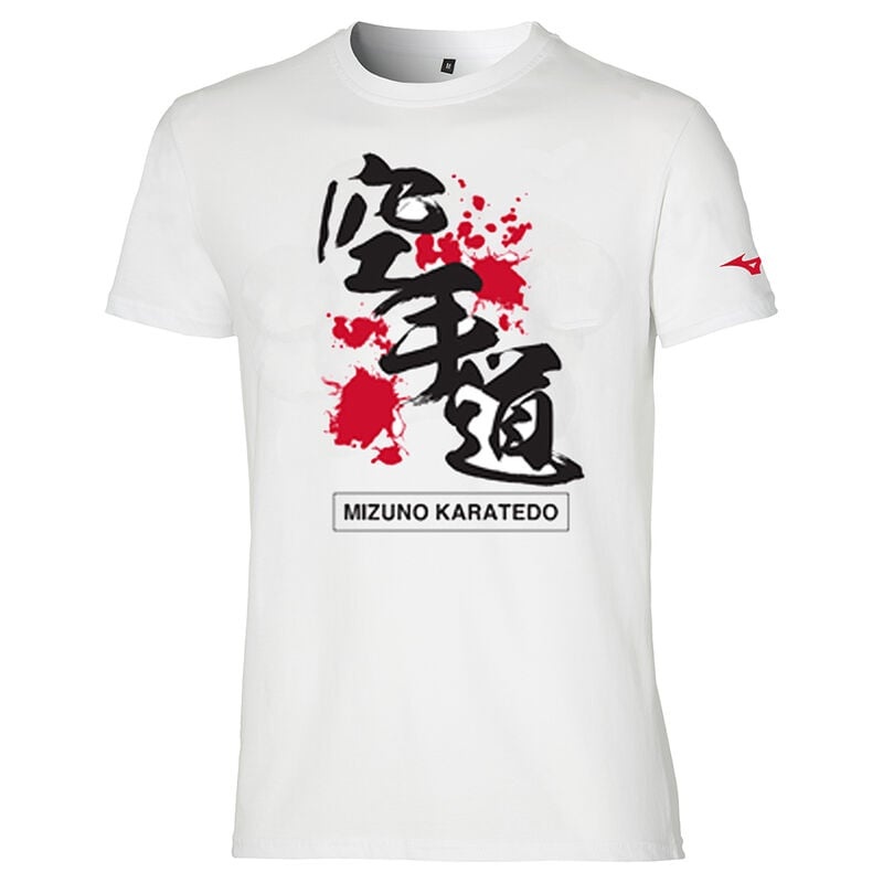 Koszulki Damskie Mizuno Karate Tee Białe | Polska M3270TY