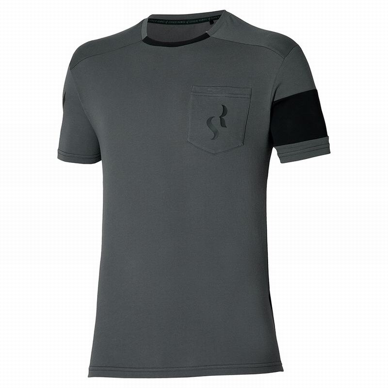 Koszulki Damskie Mizuno Sergio Ramos Codzienne Tee Szare | Polska M3046WL