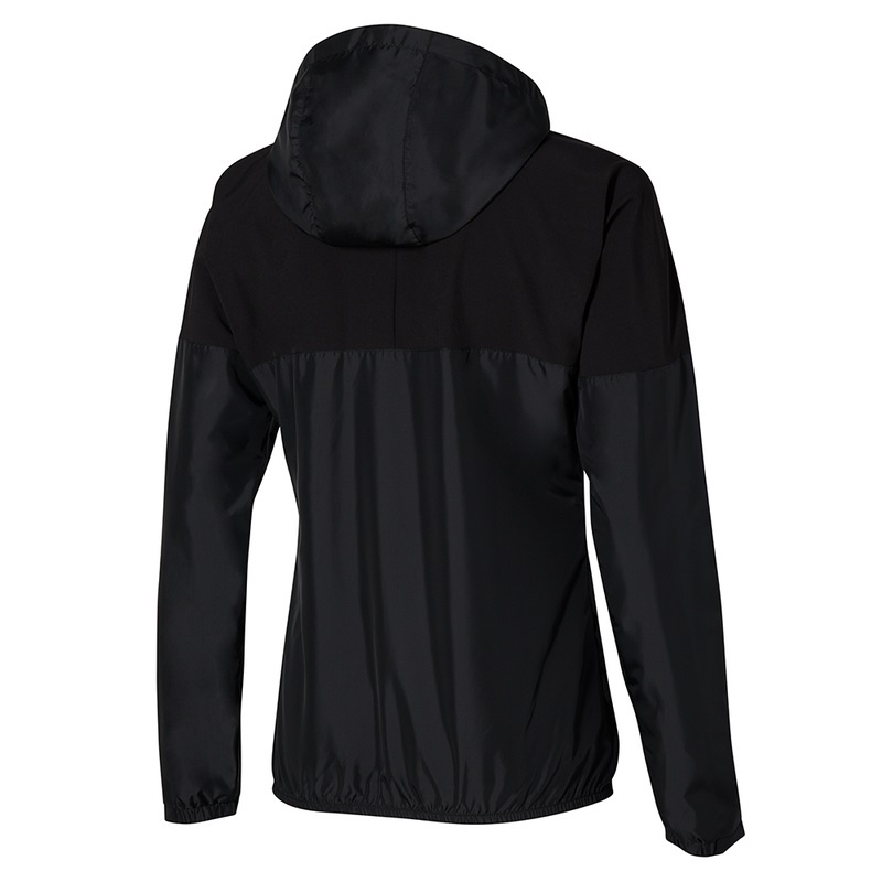 Kurtki Damskie Mizuno Hoody Czarne | Polska M0789JV