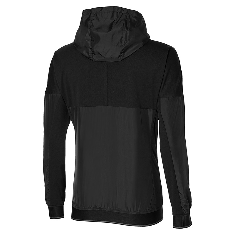 Kurtki Damskie Mizuno Hoody Zielone Czarne | Polska M5802MK