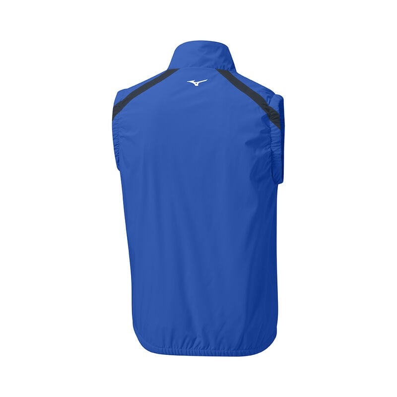 Kurtki Męskie Mizuno Breath Thermo Move Tech Gilet Niebieskie | Polska M0125PL