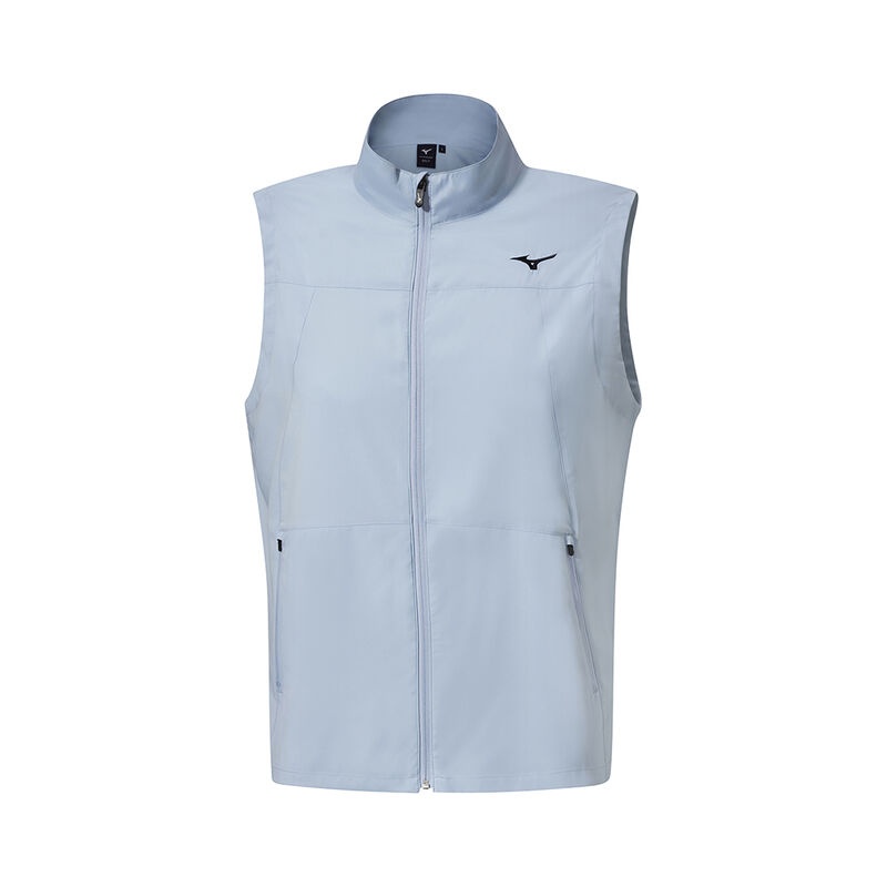 Kurtki Męskie Mizuno MT Drizzle Vest Szare | Polska M9845IV