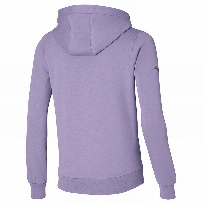 Najfatalniejszy Damskie Mizuno Athletics Grafiką Hoody Fioletowe | Polska M5769UP