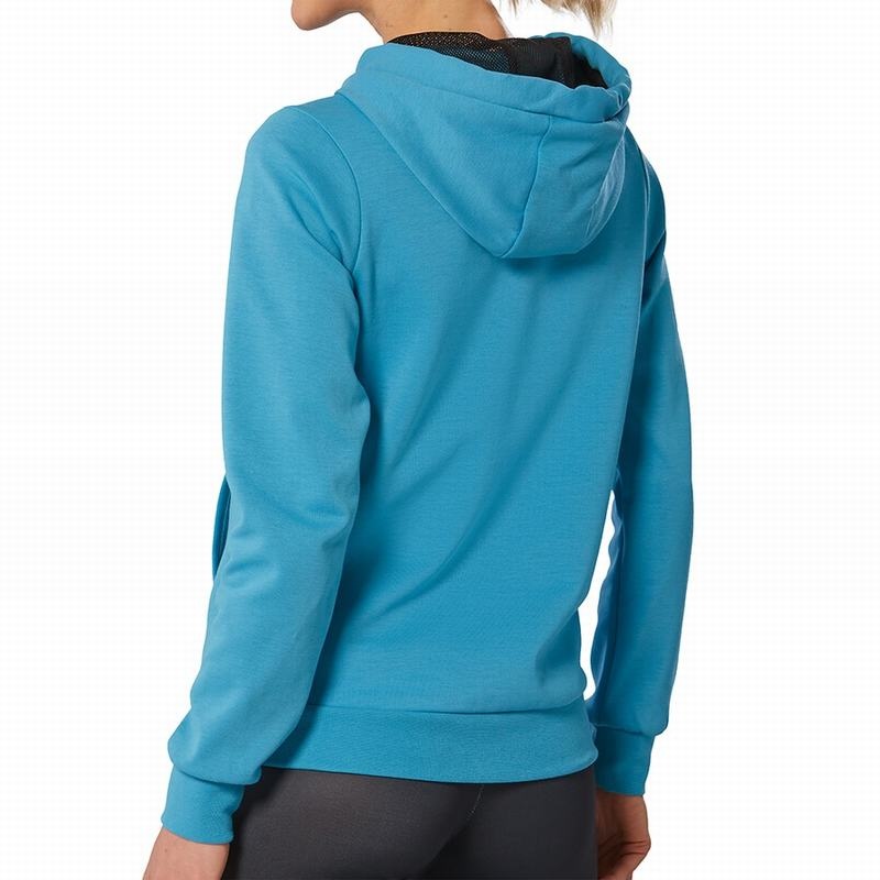 Najfatalniejszy Damskie Mizuno Athletics Grafiką Hoody Niebieskie | Polska M3297DS