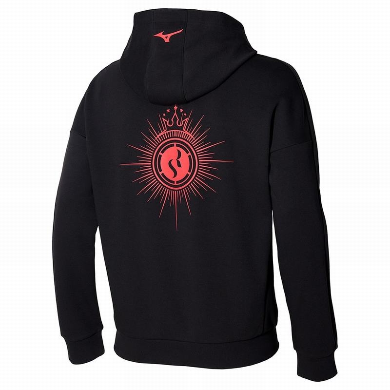 Najfatalniejszy Damskie Mizuno Sergio Ramos Sweat Hoody Czarne | Polska M4913TJ