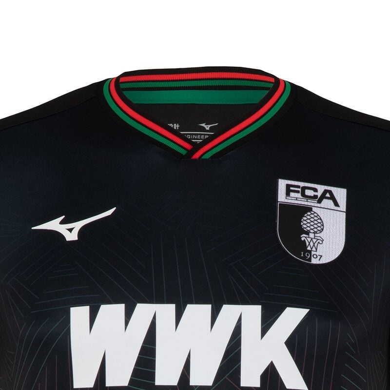 Najfatalniejszy Męskie Mizuno 3rd Jersey Augsburg M Czarne | Polska M8093YW