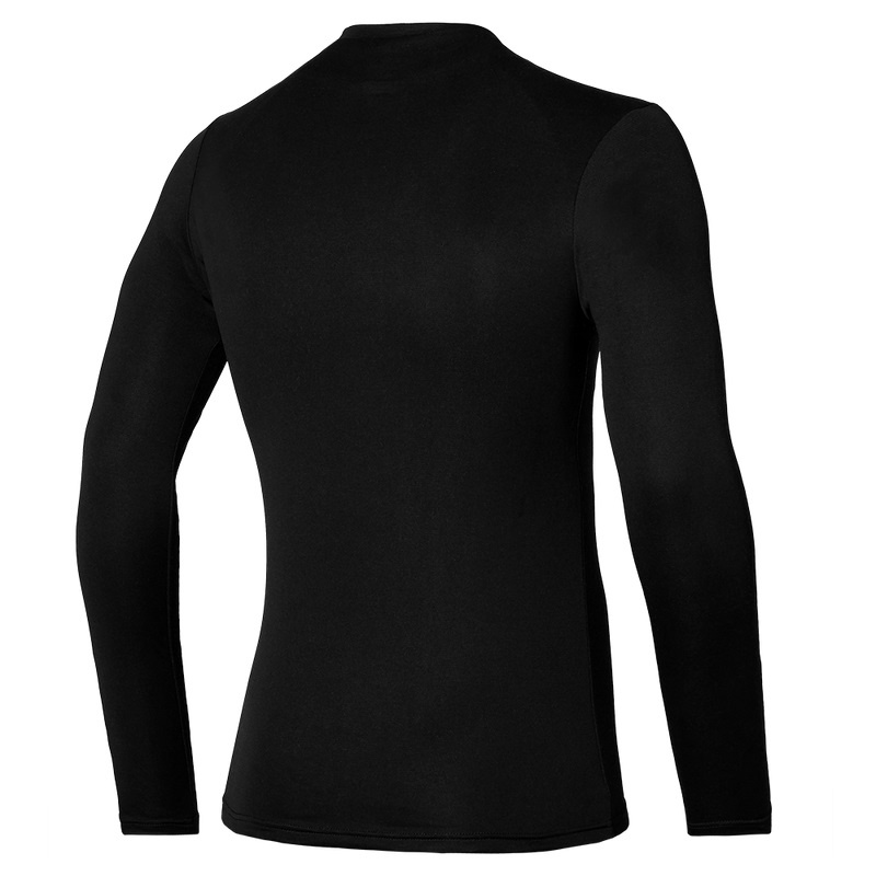 Najfatalniejszy Męskie Mizuno BT Under V Neck Longsleeve Czarne | Polska M1072FO