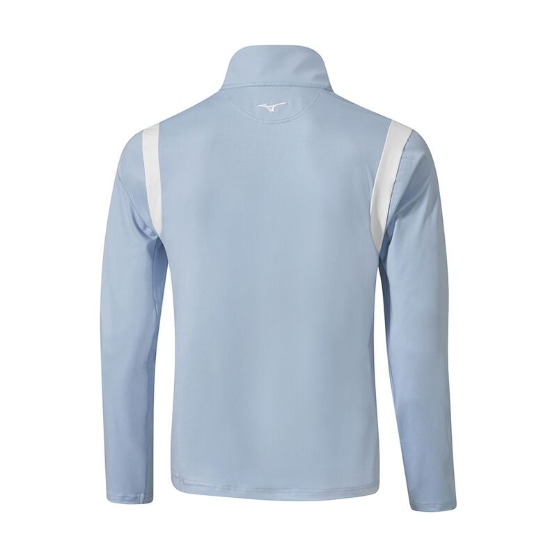 Najfatalniejszy Męskie Mizuno Breeze Elite 1/4 Zip Niebieskie | Polska M1538AU