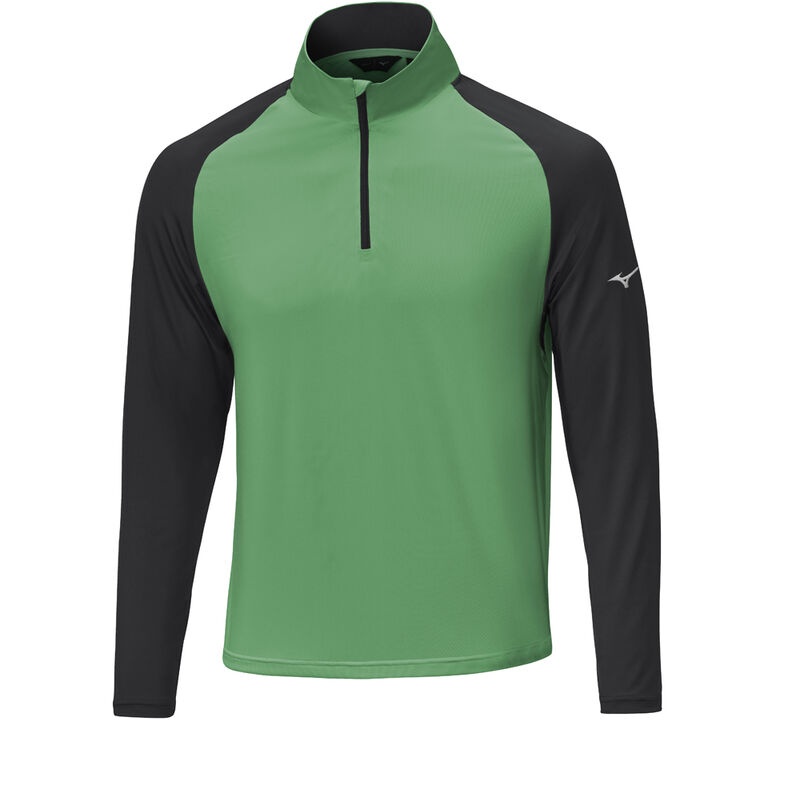 Najfatalniejszy Męskie Mizuno Quick Dry Breeze 1/4 Zip Mięta | Polska M4736VY