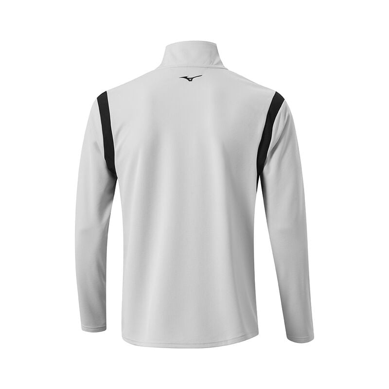 Najfatalniejszy Męskie Mizuno Zimowe Breeze Elite 1/4 Zip Szare | Polska M4971EI