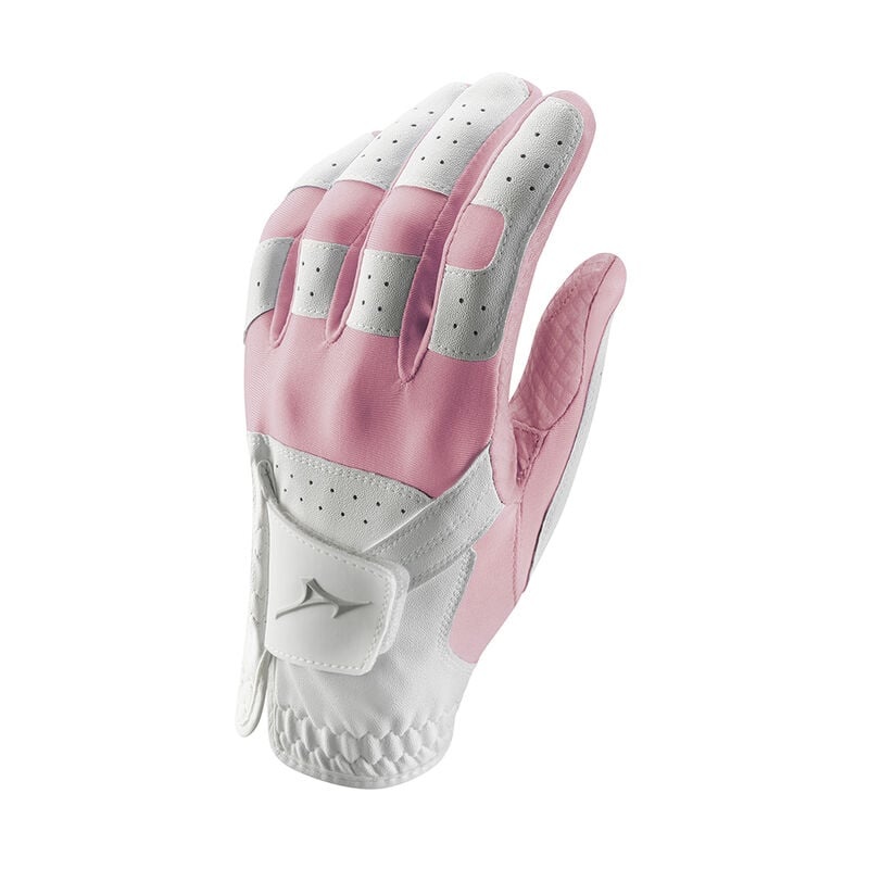 Rękawiczki Damskie Mizuno Stretch Glove Ladies Left Hand Białe Różowe | Polska M6430VS