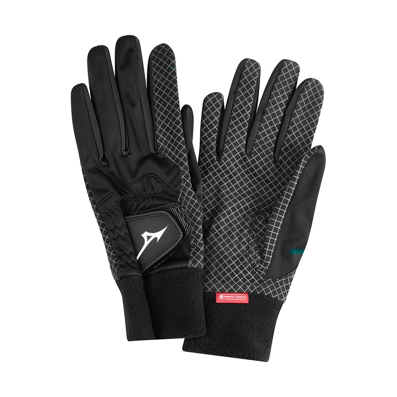 Rękawiczki Damskie Mizuno Thermagrip Gloves Ladies Czarne | Polska M3872GT